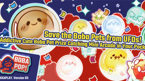 Boba Pop: Boba Catcher Arcade - Addictive Cute Boba Pet Prize Catcher Mini Arcade in Your Pocket!